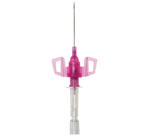 IV kanyle, B.Braun Introcan Safety 3, 25 mm, Ø1,1 mm, lyserød, 20G, m/sikkerhed