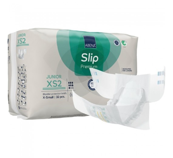 Tapeble, ABENA Slip Junior, XS2, Premium, 4 pakker.
