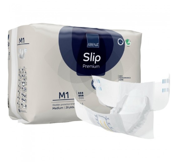 Tapeble ABENA Slip M1 Premium 4 pakker.