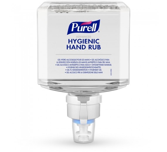 Purell Hånddesinfektion gel, Purell Advanced Hand Rub med batteri til ES8 dispenser, 1200 ml