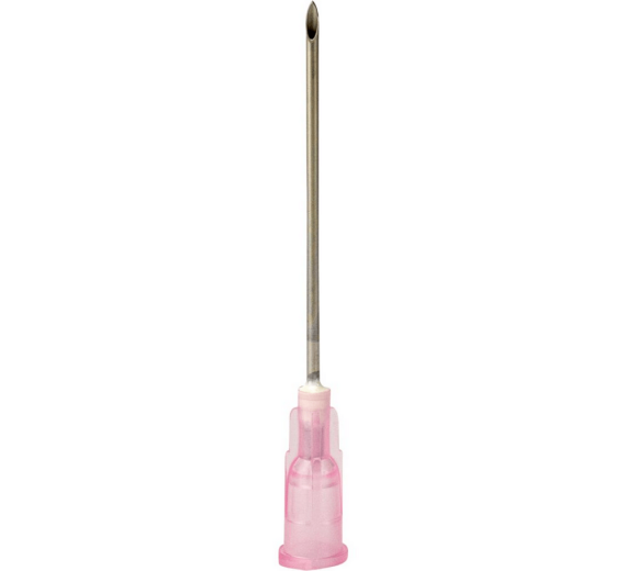 Kanyle, Medoject, pink, 18G x 1 1/2" 1,20 x 40mm, steril
