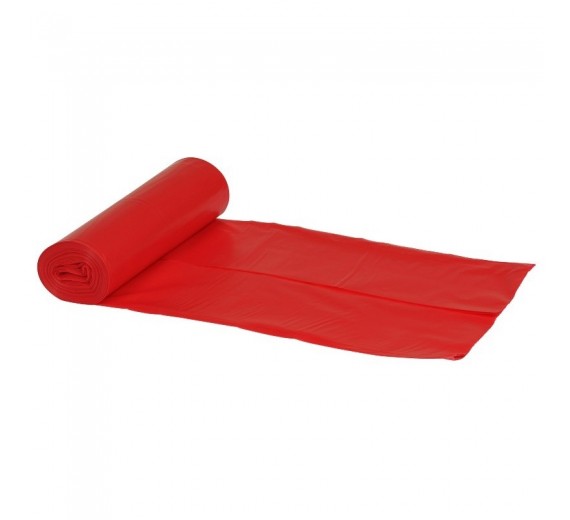 Sækko-Boy sæk, Abena Poly-Line Supersæk, 120 l, rød, LLDPE/virgin, 76 x 103 cm, 18 ruller.