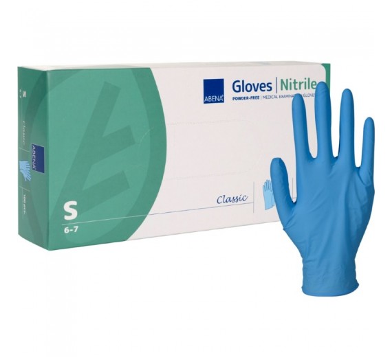 Undersøgelseshandsker Abena Classic Blå Nitril 100 stk. | Small