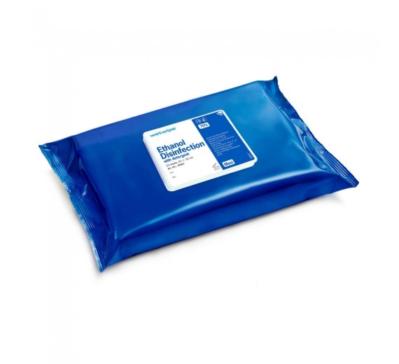 Wet Wipe Ethanol desinfektion, med Ethanol og tensid, Maxi,12 pakker