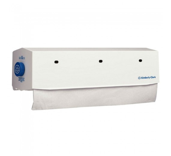 Dispenser, Kimberly-Clark, til lejepapir med max bredde på 51 cm