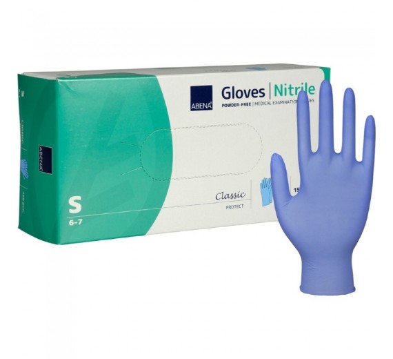 Undersøgelseshandsker Abena Classic Blå Nitril 150 stk. | Small