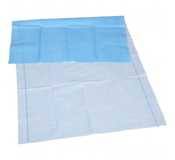 Stiklagen ABENA Protective Sheet 2-lags 210 x 80 cm lyseblå 25 stk. 
