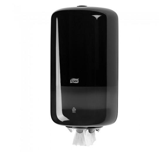 Tork M1 Mini dispenser til aftørringspapir, sort