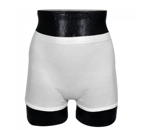 Fikseringstrusse ABENA Abri-Fix Pants hvid med ben str. Large 10 par.