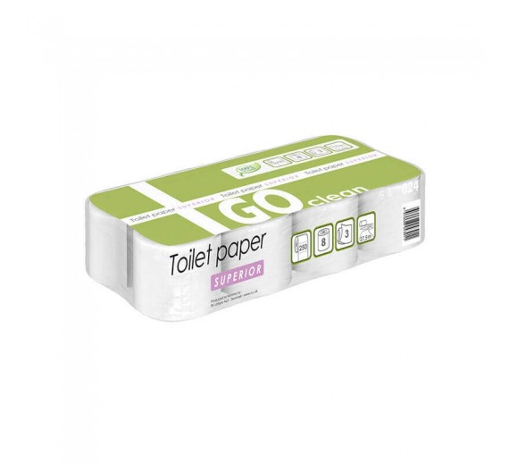 Toiletpapir 3-lags 28m 64 ruller