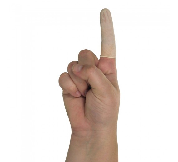 Eksplorationshætter Ø2,4 cm latex 100 stk. | Medium