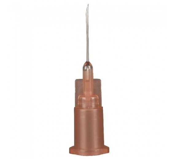 Kanyle, Sterican, brun, 26G, x½ - 0,45 x 12 mm, langt slib, steril
