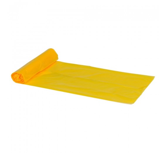 25 x 40 stk. Spandepose 15 ltr 370x500 mm 15 my LDPE gul
