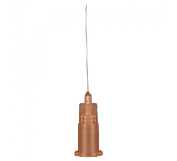 Kanyle, Sterican, brun, 26G, x1 - 0,45 x 25 mm, langt slib, steril
