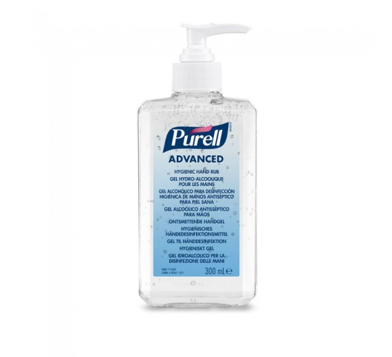 Purell hånddesinfektion gel, 300 ml med pumpe