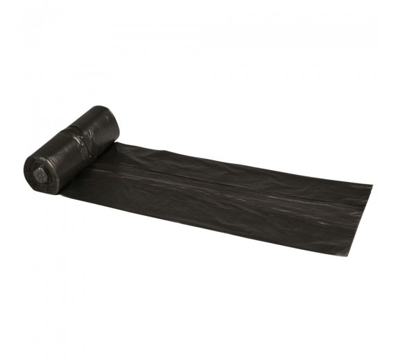 50 x 30 stk. Spandepose 15 ltr 370 x 500 mm, 7 my med Fals Kompakt HDPE Grå