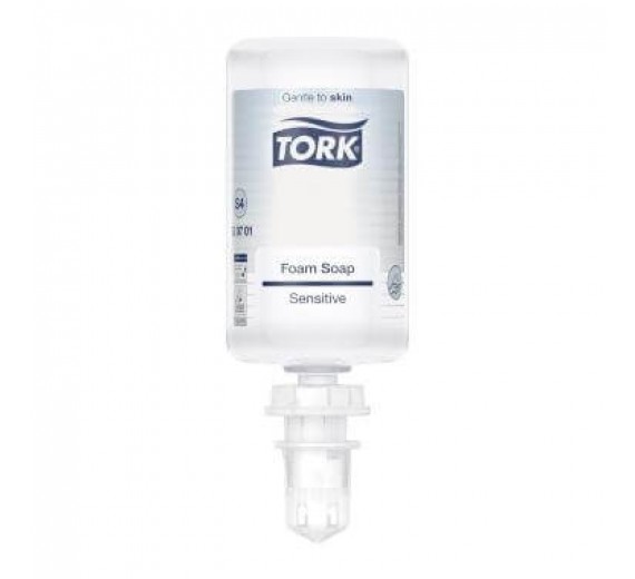 Skumsæbe Tork Sensitiv 1000ml uden Parfume Klar til S4 dispenser