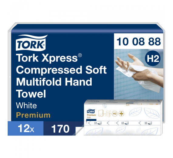Tork Papirhåndklæde Xpress H2 soft 2-lags 2040 ark