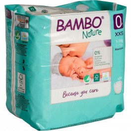 *Restsalg* Bambo Nature, ECO labeled bleer, Str. 0, 1-3 kg, 24 stk.
