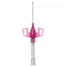 IV kanyle, B.Braun Introcan Safety 3, 25 mm, Ø1,1 mm, lyserød, 20G, m/sikkerhed