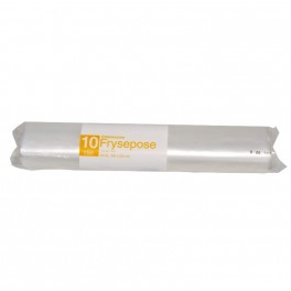Frysepose Catersource, med skrivefelt, 10 l, klar, 280 x 530 mm, 25 ruller