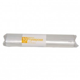 Frysepose Catersource, med skrivefelt, 10 l, klar, 280 x 530 mm, 50 stk./rulle