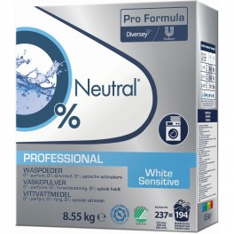 Neutral Professional White Sensitive, vaskepulver, 8,55 kg