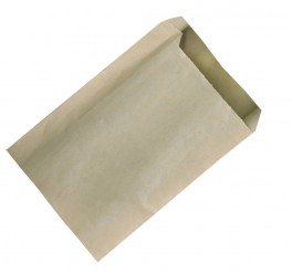 Pommes Frites pose, 100/30 x 120, kraft med PE uden tryk, brun, 1000 stk.