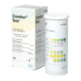 Combur 5 urintest, til visuel aflæsning