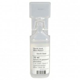 Sterilt vand til injektionsvæske, Mini-Plasco, 10 ml, 20 stk