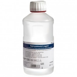 Saltvand, NaCl 0,9%, isotonisk, steril, 500 ml
