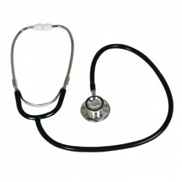Stetoskop, sort, letvægts, vendbart