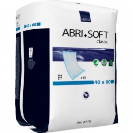 Underlag, ABENA Abri-Soft Classic, 40 x 60 cm, lyseblå, 60 stk.