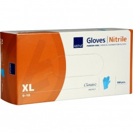Undersøgelseshandsker Abena Classic Blå Nitril 150 stk. | XL