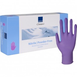 Undersøgelseshandsker ABENA Classic Sensitive Lilla Nitril 100 stk. | Large