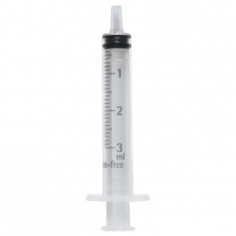 Omnifix Solo sprøjte, 3 ml, luer, centreret, 3-komponent