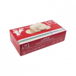 Prime Source Engangshandsker Latex Hvide 100 stk. | Medium