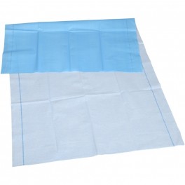 25 stk. stiklagen, ABENA Protective Sheet, 2-lags, 170 x 80 cm, lyseblå