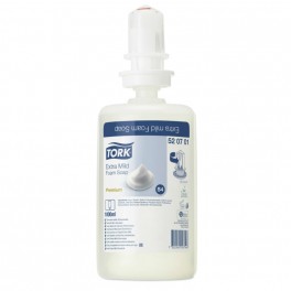 Tork S4 Premium extra mild skumsæbe, uden parfume, 1000 ml.