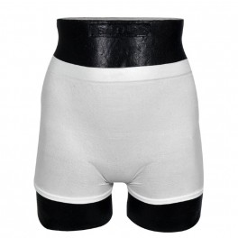 Fikseringstrusse ABENA Abri-Fix Pants hvid med ben str. XL, 10 par.