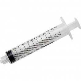 Chirana Sprøjte, 10 ml, luer-lock, centreret, 3 komponent.