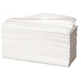 Håndklædeark, ABENA Care-Ness Excellent, 2-lags, C-fold, 31 x 23 cm, 9 cm, hvid, 100% nyfiber, 20 pk. á 153 ark
