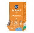 80 stk. Kiilto keyboard wipes, desinficerende servietter til tastaturer, med Ethanol