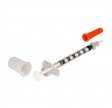 Insulinsprøjte 1 ml med påsat kanyle, BD Microfine, 29G, x 1/2, 0,33 x 12,7 mm