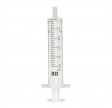 Sprøjte BD Discardit, 5 ml, luer, excentrisk, 2 komponent
