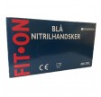 FIT-ON Nitril Engangshandsker Blå 100 stk. | Small