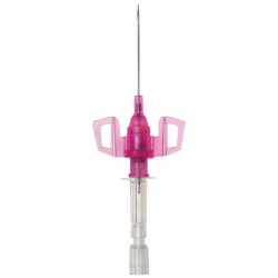 IV kanyle, B.Braun Introcan Safety 3, 25 mm, Ø1,1 mm, lyserød, 20G, m/sikkerhed
