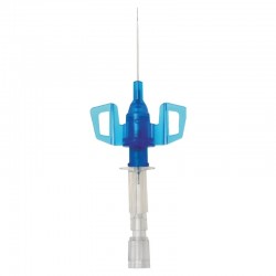 IV kanyle, B.Braun Introcan Safety 3, 25 mm, Ø0,9 mm, blå, 22G, m/sikkerhed