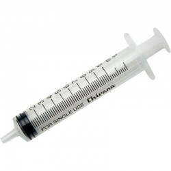 Chirana Sprøjte, 10 ml, luer, centreret, 3 komponent