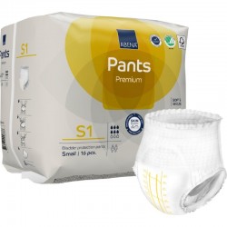 Bukseble, ABENA Pants, S1, gul farvekode, Premium, 6 pakker.